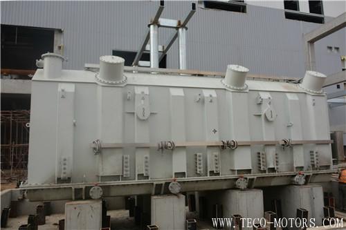 【電廠】商丘項(xiàng)目1號機(jī)組主變壓器順利推移就位
