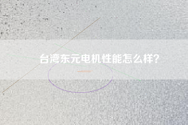 臺(tái)灣東元電機(jī)性能怎么樣？