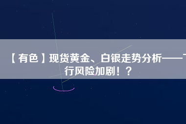 【有色】現(xiàn)貨黃金、白銀走勢(shì)分析——下行風(fēng)險(xiǎn)加?。?？